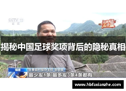 揭秘中国足球奖项背后的隐秘真相